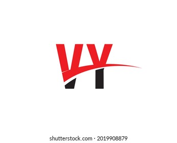 VY Letter Initial Logo Design Template