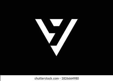 Vy Letter Logo Design On Luxury Stock Vector (Royalty Free) 1826664980 ...