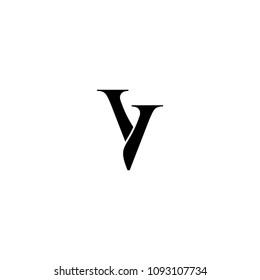 vy letter logo vector