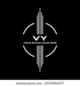 VY logo design, VY simple and modern logo. VY luxurious alphabet design
