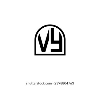 VY logo design vector template