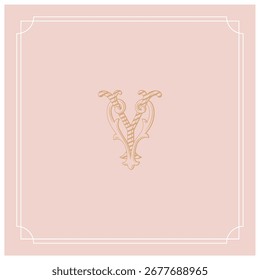 VY, logo VY, Letter VY,  Monogram VY,Logo for Wedding , monogram for Wedding , Wedding Monogram, Wedding Logo, Logo Design , Monogram Vintage