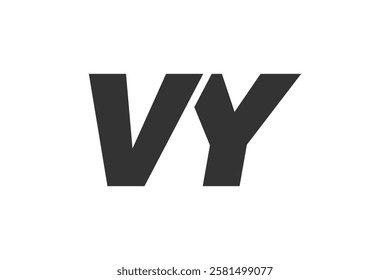 VY Techno Editable Font Logo For Corporate Branding. Bold, Futuristic Design With Unique Typographic Ideas. Minimal Custom Type And Dynamic Letter Variations For Promotion, Printing, And Book Titles