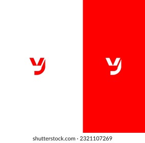 VY, YV letter modern branding logo