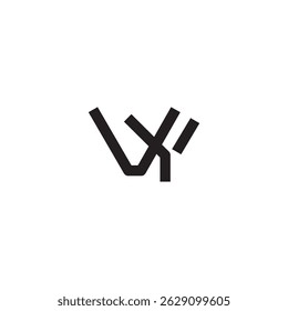 VY or YV monogram logo, VY letter logo, 
