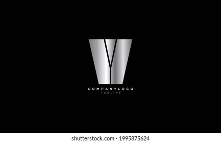 VY YV V AND Y Abstract initial monogram letter alphabet logo design