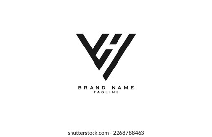 VYH, VIH, YH, HV, HY, Abstract initial monogram letter alphabet logo design