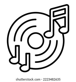 Vynil icon vector image. Can also be used for web apps, mobile apps and print media.