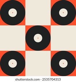 Vynil. Musical poster for your design. Music design elements for card, invitation, flyer. Music cover. Music background vector illustration. Vinyl records.