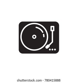 vynil record icon glyph