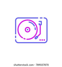 vynil record icon modern