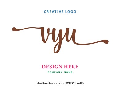 El logotipo de la inscripción de la VYU es sencillo, fácil de entender y autoritario