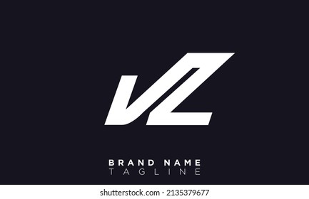 VZ Alphabet letters Initials Monogram logo ZV, V and Z