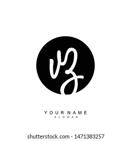 VZ Initial beauty floral logo template