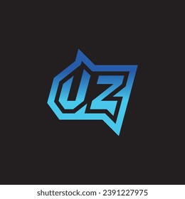 VZ initial inspiration logo design esport and gaming clan ideas