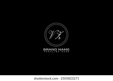 VZ Letter Logo Design. Initial letters VZ logo icon. Abstract letter VZ V Z minimal logo design template. V Z letter design vector with black colors. vz logo