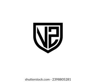 VZ logo design vector template