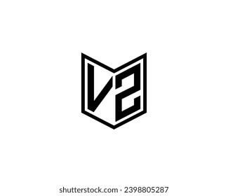 VZ logo design vector template
