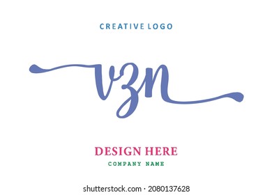 El logotipo de la inscripción VZN es sencillo, fácil de entender y con autoridad