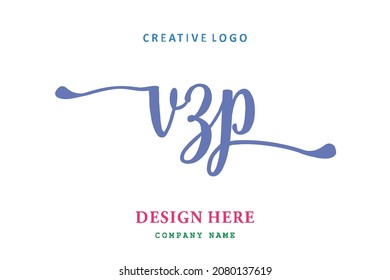 VZP lettering logo is simple, easy to understand and authoritative