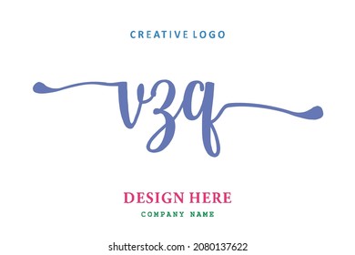 VZQ lettering logo is simple, easy to understand and authoritative