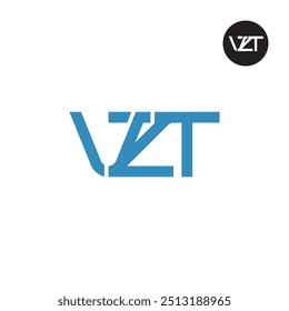 VZT Logo Letter Monogram Design