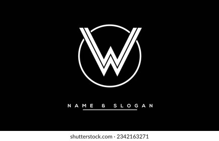 W Abstract  Letter  Logo  Monogram