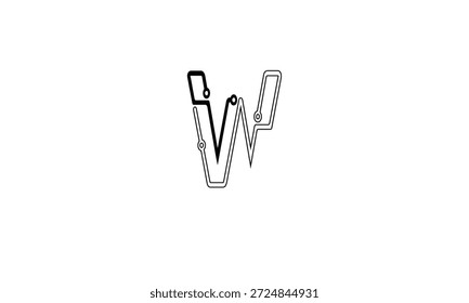 W ABSTRACT LETTER LOGO MONOGRAM