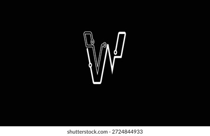 W ABSTRACT LETTER LOGO MONOGRAM