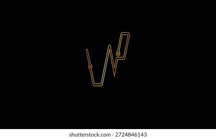 W ABSTRACT LETTER LOGO MONOGRAM