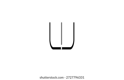 W ABSTRACT LETTER LOGO MONOGRAM