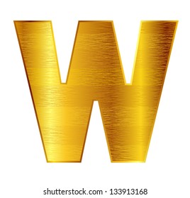 W alphabet emblem