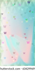 W Alphabet idea icon
