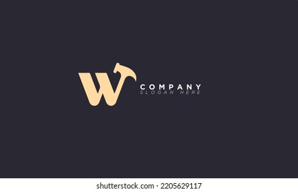 W Alphabet letters Initials Monogram logo 
