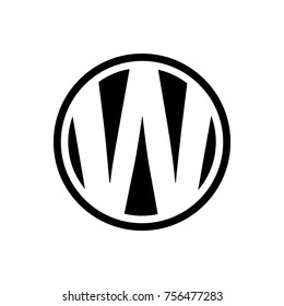 W alphabet logo