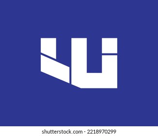 W alphabet logo icon template