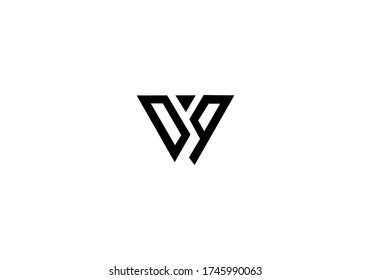 W alphabet logo vector icon