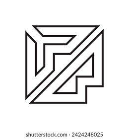 letra de diseño del logotipo w y b