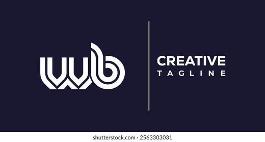 W and B logo design. WB abstract Letters Logo Monogram. This logo design is the process of creating a visual symbol that represents a brand, company, or individual.