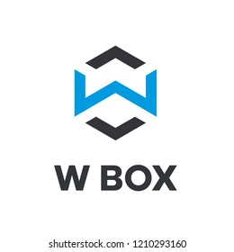  w box logo icon designs vector