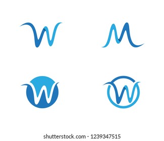W business letter logo 