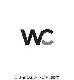 W C letter logo design