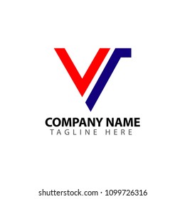 W Company Logo Vector Template Design Illustration