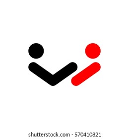 w consulting vector logo