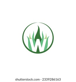 W creative logo icon illustration