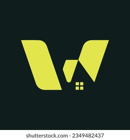 W creative and modern vector logo design.