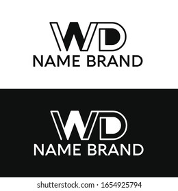 W D DESIGN LOGO - W D LOGO OUTLINE