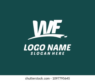 W F Initial logo