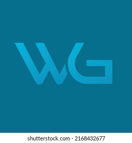 w and g lettemark and combination mark logo 