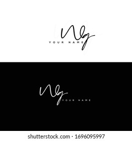  W G WG Initial letter handwriting and signature logo.	
